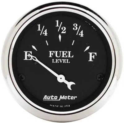 Autometer 1718 Old Tyme Black Analog Gauge – Classic Styling 1