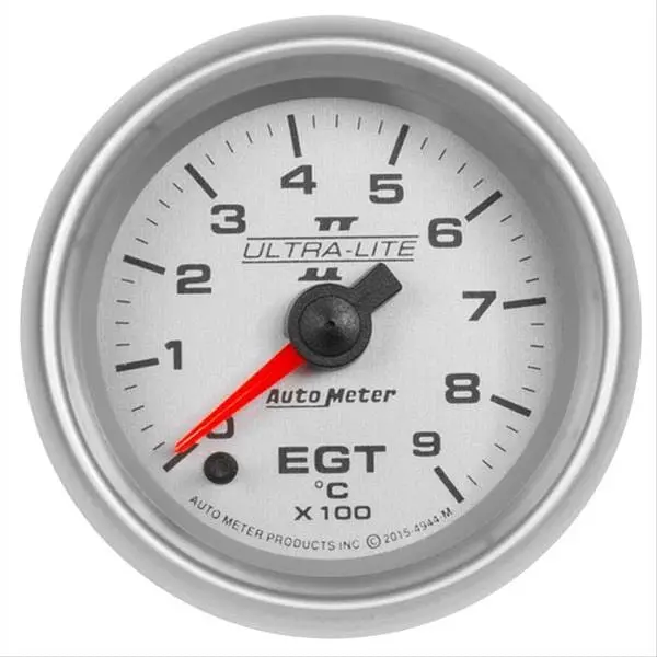 Autometer Ultra-Lite Ii Analog Gauge Set – Lightweight Mechanical Design, 2-1/16" Diameter, Voltage & Oil Pressure 1