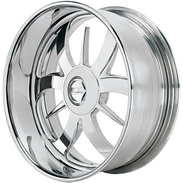 Billet Specialties Gs3D Polished Custom Wheel – 8" X 12" Diameter 1