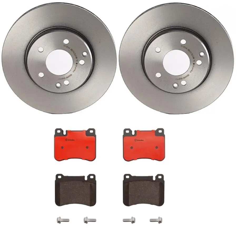Brembo Sport Brake Pad And Rotor Kit – Front Axle, Track-Ready Compound 1