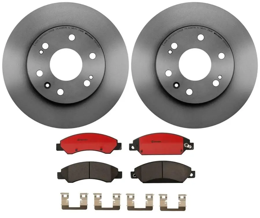 Brembo Kt00388 Front Brake Pad And Rotor Replacement Kit 1