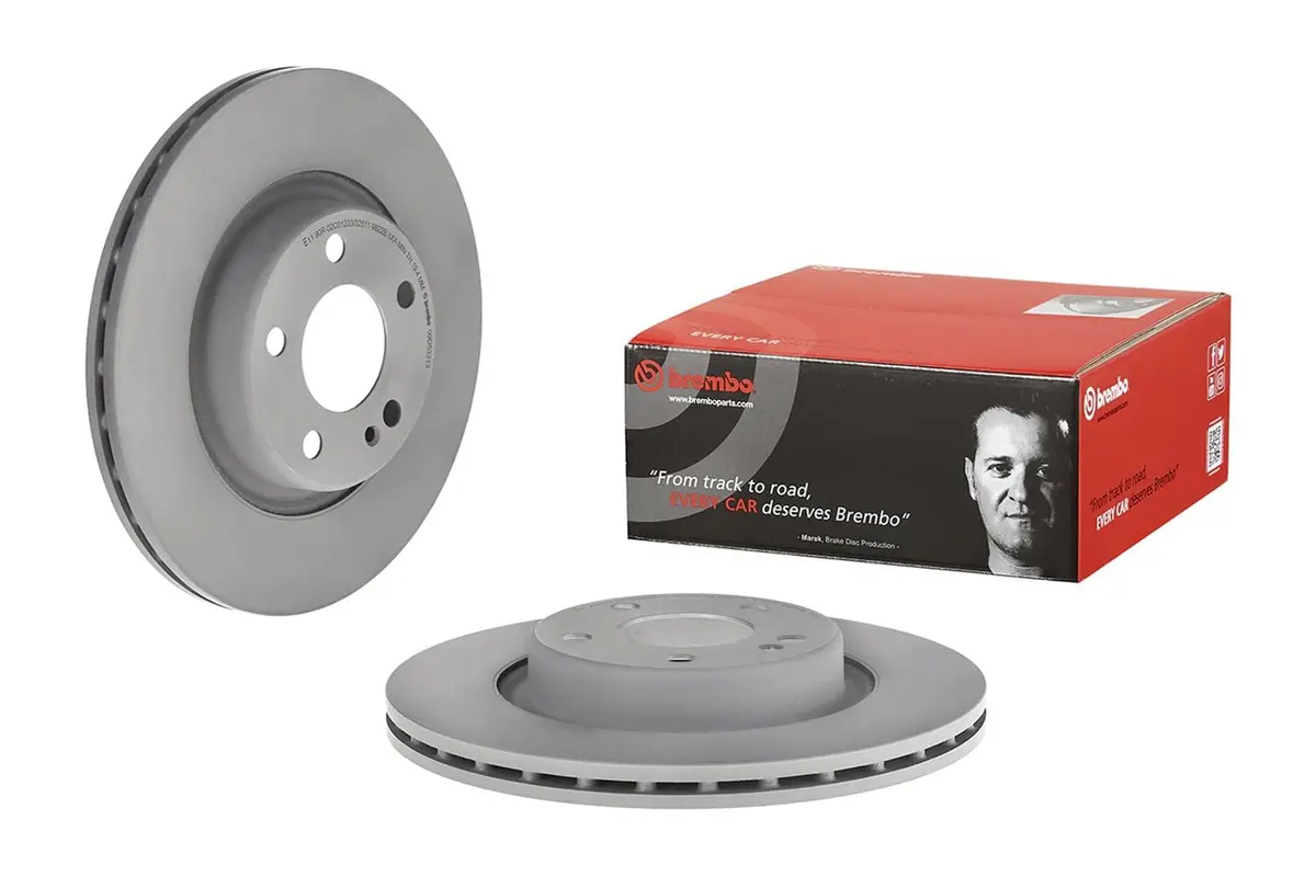 Brembo Kt00C22 Direct-Fit Brake Pad And Rotor Kit 2