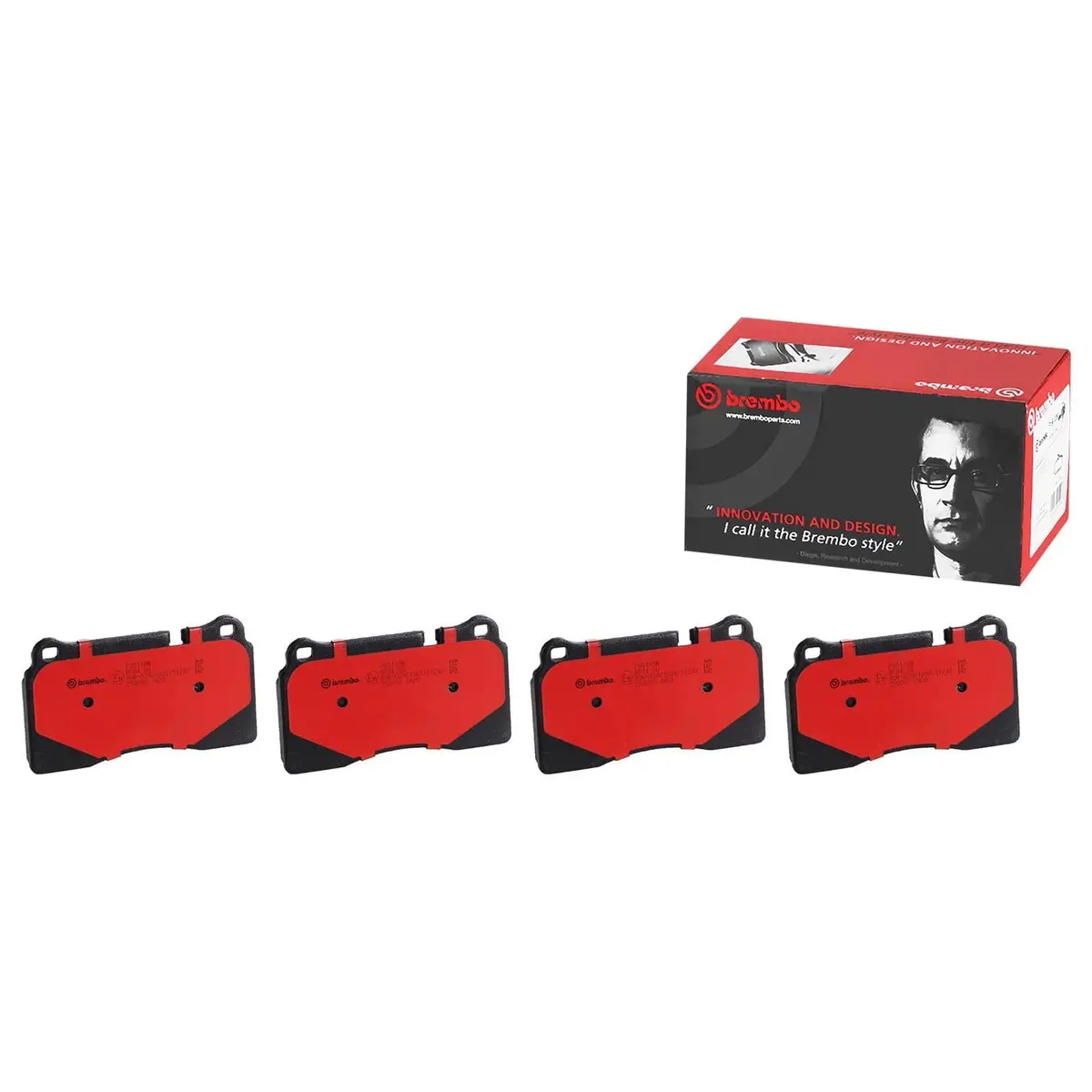 Brembo Nao Ceramic Brake Pads – Quiet, Low-Dust Performance P85110N 1