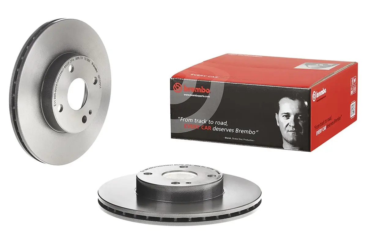 Brembo 09.7379.11 Uv-Coated Brake Rotors – Premium Slotted Design 1