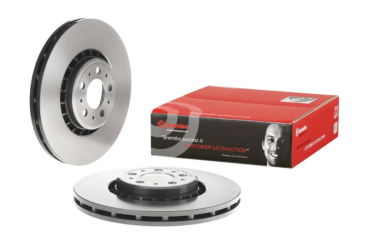 Brembo 09.9848.11 Brake Rotors – Uv-Coated Premium Performance Discs 1