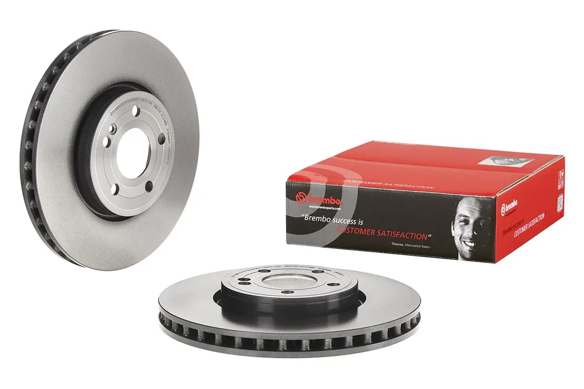 Brembo 09D98511 Uv-Resistant Premium Brake Rotors – Drilled & Slotted 1
