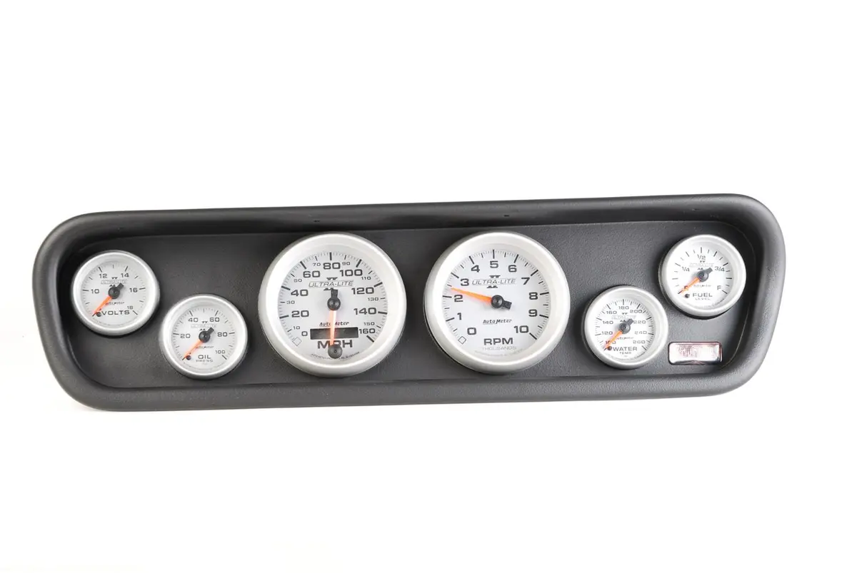 Classic Thunder Road 612641011 Instrument Panel – Autometer Gauge Integrated Dash 1