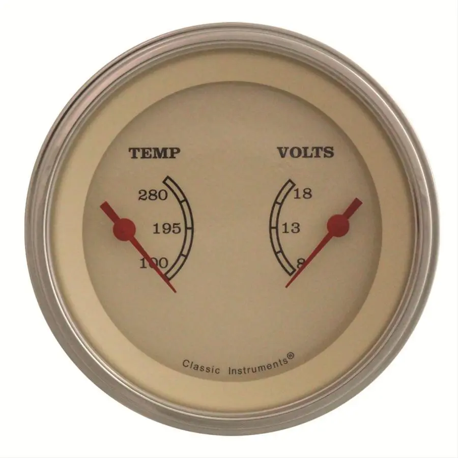 Classic Instruments Vintage Series Instrument Cluster – Retro-Styled Full-Gauge Set (Vt74Slf) 1