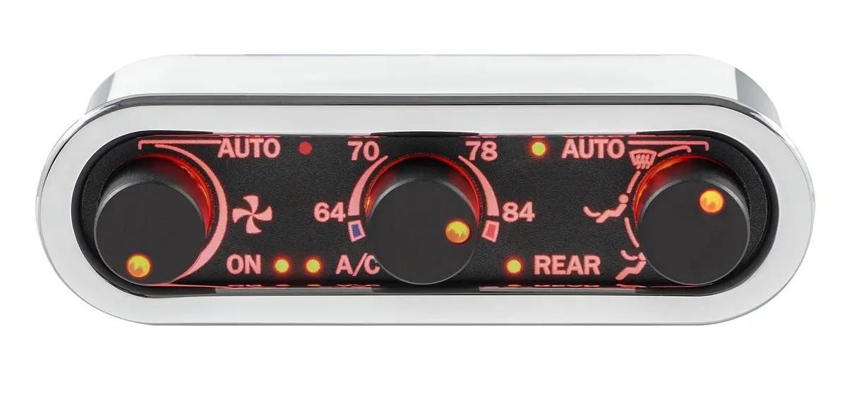 Dakota Digital Dcc-3000Hs-K-W Gen-Iv Vhx Climate Control System – Three-Knob Interface 1
