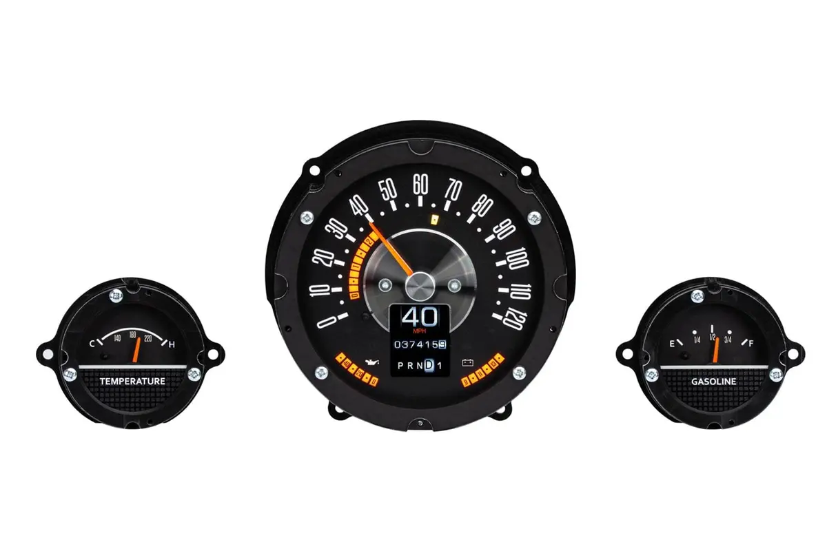 Dakota Digital Rtx Direct-Fit Gauge Kit – Plug-And-Play 5-1/8" Analog Cluster For Specific Vehicle Models (Rtx-57C-X) 1