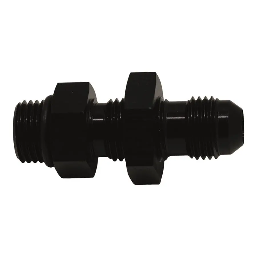 Deatschwerks Bulkhead Fuel Line Adapter – 6An To -6 Orb, Aluminum Anodized 1