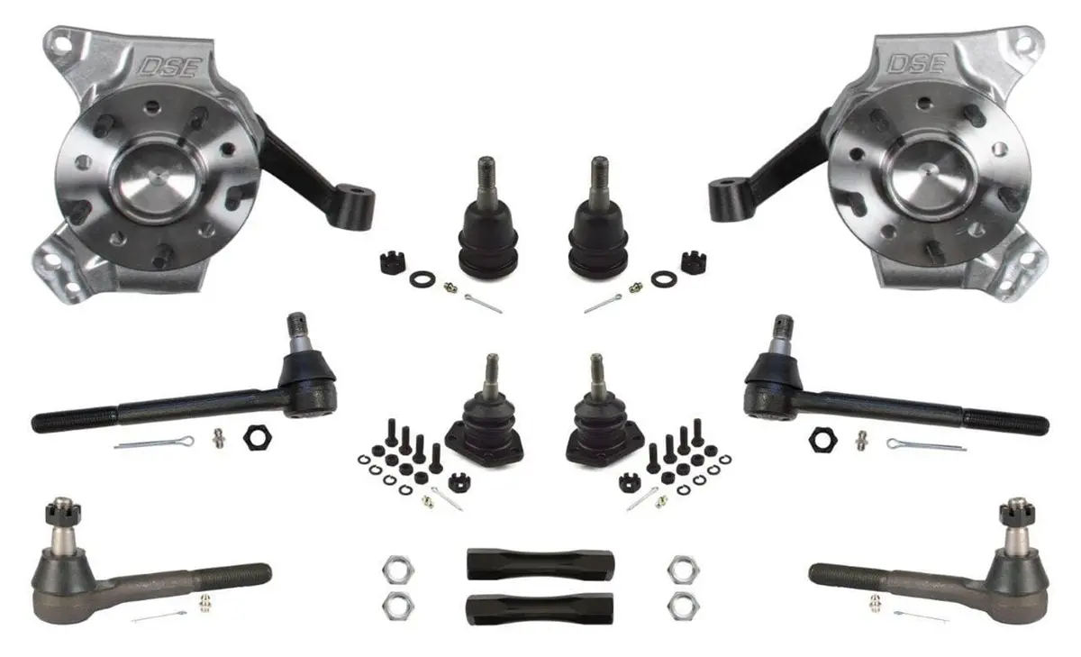 Detroit Speed Adjustable Drop Spindle Kit For Enhanced Suspension Geometry 1