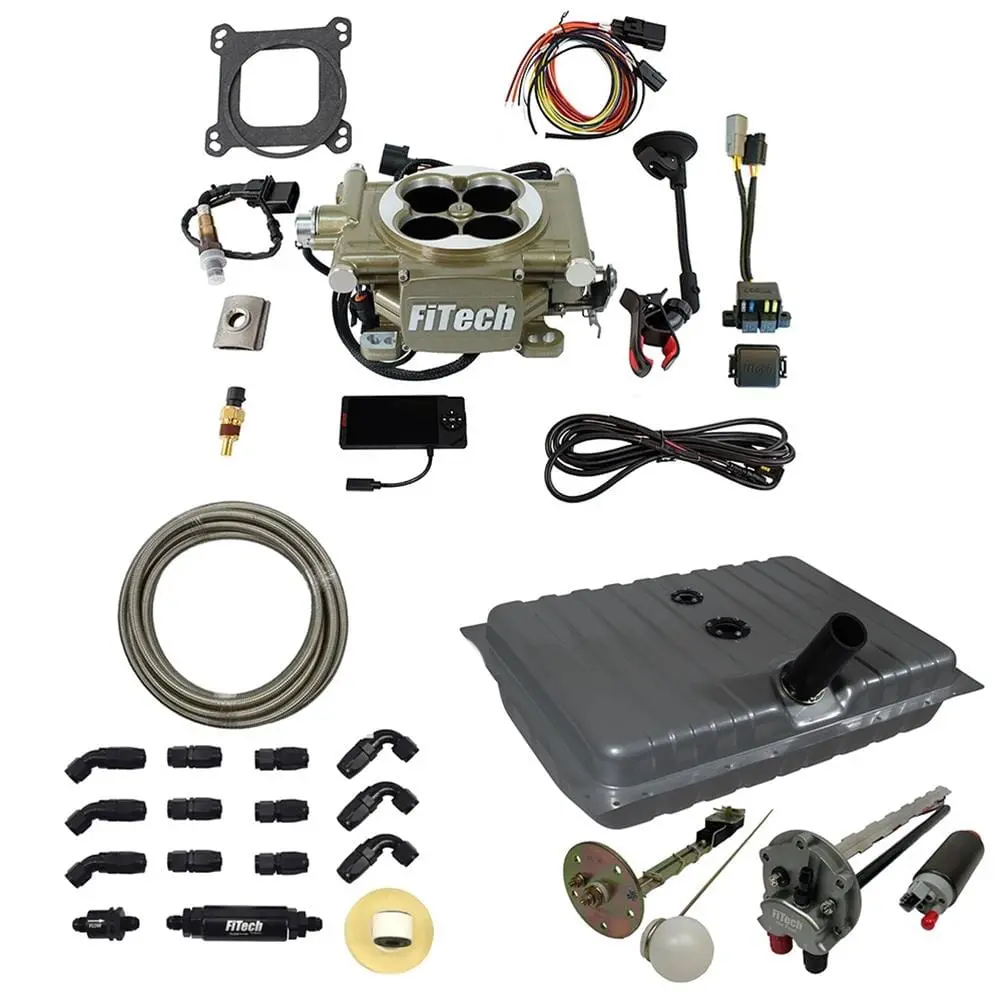 Fitech Go Efi 4 Power Adder: 600 Hp Self-Tuning Fuel System W/ Hy-Fuel Tight-Fit Module (38004) 1