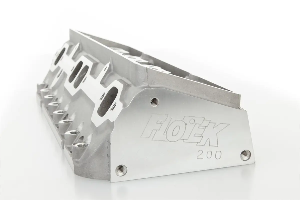 Flotek 1200-Ac-500S 200Cc Small Block Chevy Cylinder Heads 1