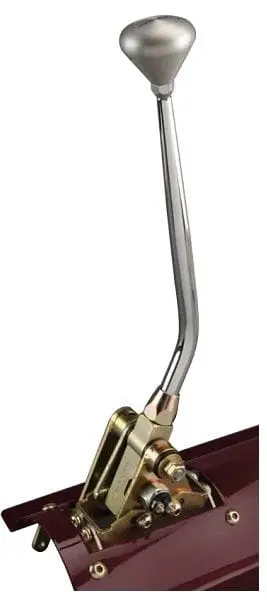 12-Inch Floor-Mount Automatic Shifter With Billet Aluminum Mushroom Knob 1