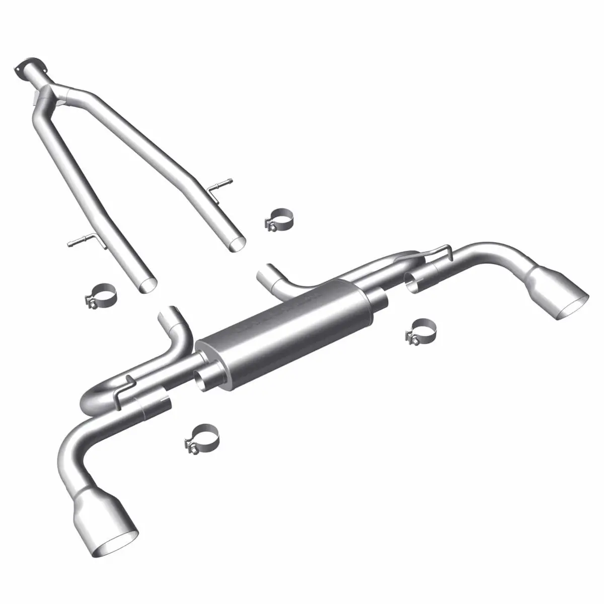 Magnaflow Street Series Cat-Back Exhaust System – Stainless Steel, Model 16917 1