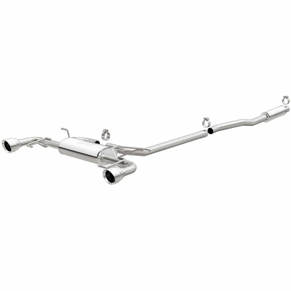 Magnaflow Street Series Cat-Back Exhaust System – Dual Exit, Stainless Steel 1