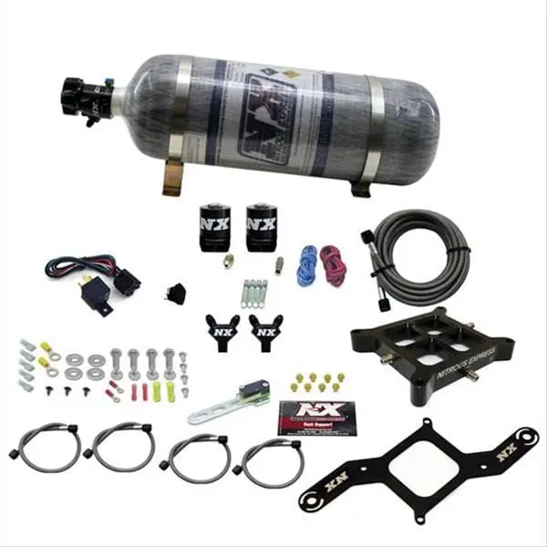 Nitrous Express 60542-12 Billet Crossbar Nitrous Plate System 1