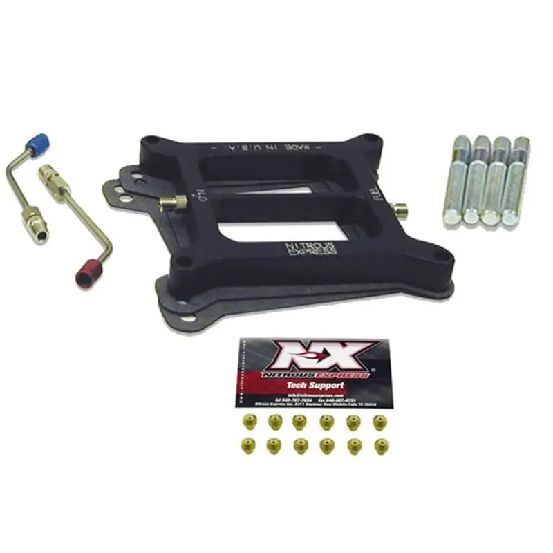 Nitrous Express Nx Stage 6 Plate Nitrous System – Tunable Dual-Stage Setup, Includes Solenoids & Hardware (Nx304) 1