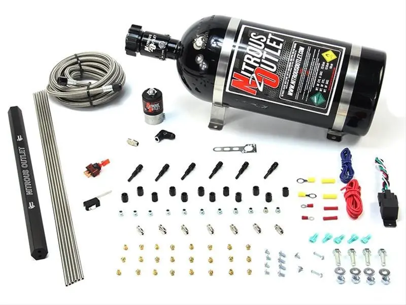 Nitrous Outlet Twin-Nozzle Nitrous System – 00-10475-L-R-Sbt-00 1