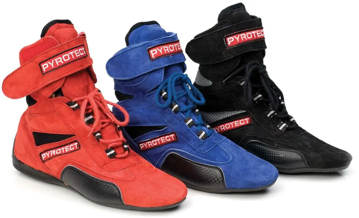 Sport High-Top Sfi 5.1 Racing Shoes – Flame-Resistant Black Uppers 1