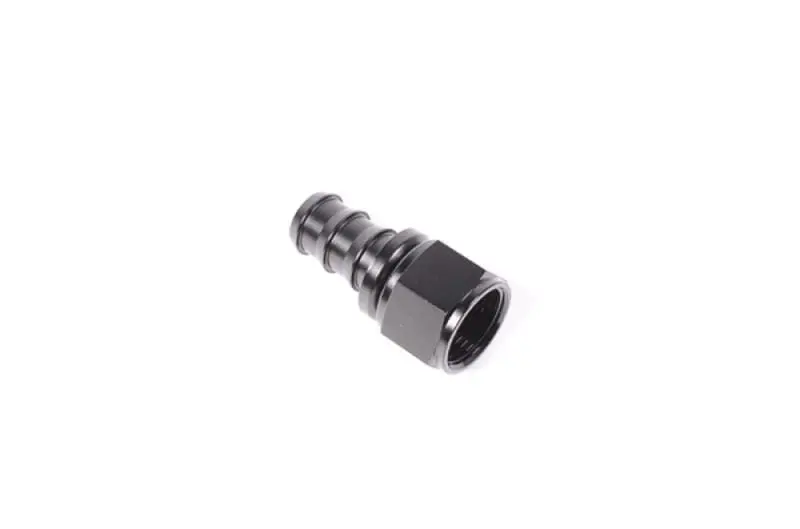 Radium Engineering 14-0261 Pushlok Hose End – -10An, Aluminum, Anodized Black 1