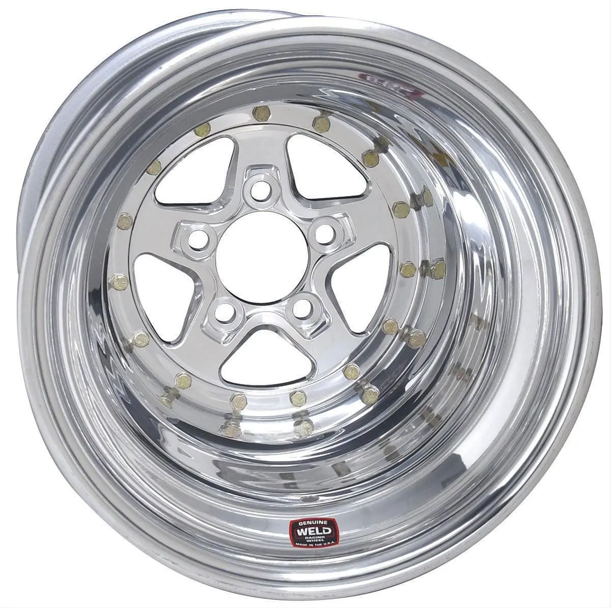 Aluma Star 2.0 15" X 12" Drag Racing Wheel – Lightweight Aluminum, 5-Lug Pattern 1