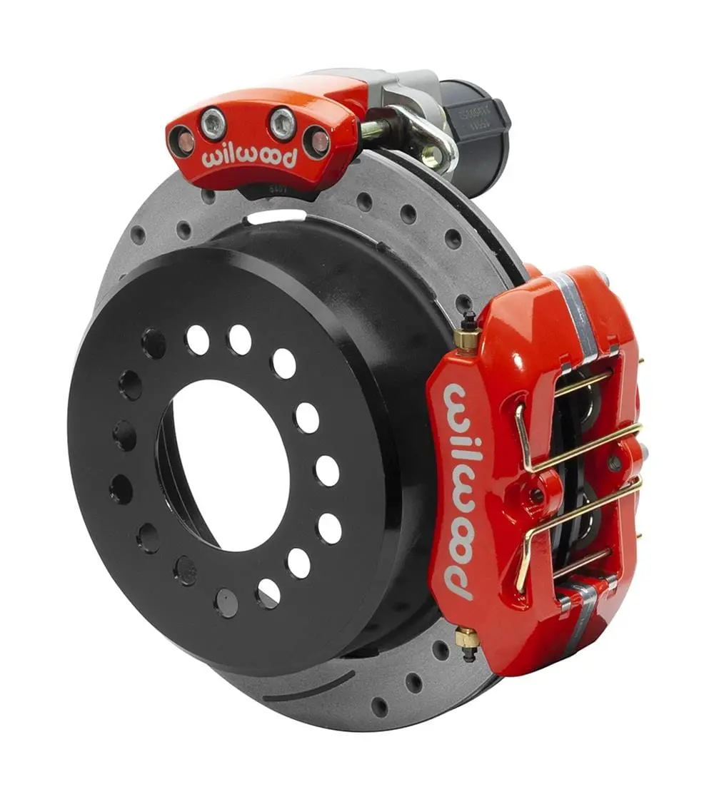 Wilwood Forged Dynapro Rear Parking Brake Kit – Low-Profile, Integrated E-Brake Solution (140-15842-Dr) 1